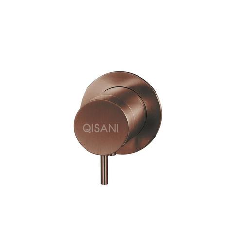 Inbouwkraan Qisani Flow Thermostatisch 1-weg Rond Geborsteld, Doe-het-zelf en Verbouw, Sanitair, Kraan, Nieuw, Ophalen of Verzenden