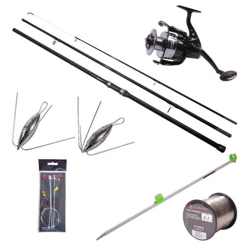 Ultimate Beach Stalker Set 4.20m (100-250g), Watersport en Boten, Hengelsport | Algemeen, Nieuw, Verzenden