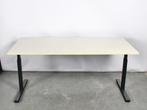 T-poot bureau, 160x80cm, ahorn/zwart