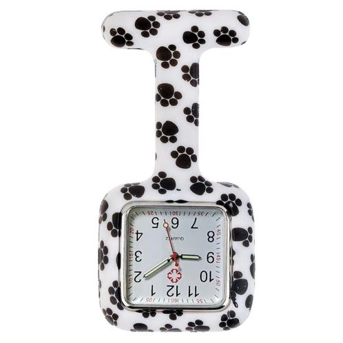 Fako® - Verpleegstershorloge - Siliconen Vierkant - Pootjes, Sieraden, Tassen en Uiterlijk, Horloges | Dames, Verzenden