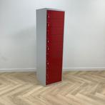 Tweedehands lockerkast 10 vaks (hxbxd) 180x50x50 cm, Grijs -, Huis en Inrichting, Ophalen of Verzenden, Gebruikt