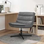 vidaXL Draaistoel Grijs 63 x 75 x 76 cm PU, Verzenden, Nieuw, Grijs