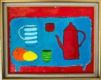 Stephen C Shovlar (b.1959) - The Red Coffee Pot. No reserve!, Antiek en Kunst, Kunst | Schilderijen | Klassiek