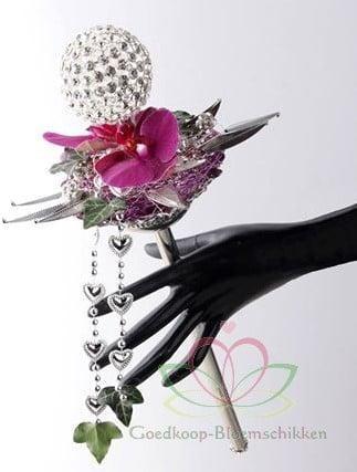 Crystal Ball Scepter bruidsboekethouder, Hobby en Vrije tijd, Knutselen, Nieuw, Ophalen of Verzenden