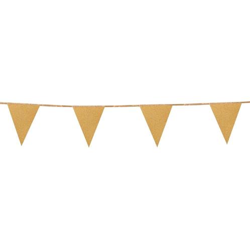 Gouden Slinger Glitter 4m, Hobby en Vrije tijd, Feestartikelen, Nieuw, Verzenden