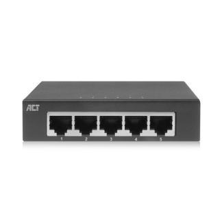 Gigabit switch | ACT | 5 poorten (1 Gbps), Computers en Software, Pc- en Netwerkkabels, Nieuw, Verzenden