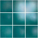 Mozaiek Tegel Kasba 29,7x29,7 cm Glans Ocean Blue (Prijs per, Nieuw, Overige materialen, Overige typen, Ophalen of Verzenden