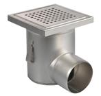 Vloerput | 200 x 200 mm | RVS 304 | horizontale aansluiti..., Verzenden, Nieuw in verpakking