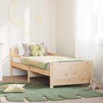 vidaXL Uitbreidbaar Bedframe voor Kinderen Bruin 80 x 130 /, Verzenden, Nieuw, Hout