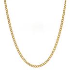 Gouden lengtecollier gourmet 44 cm 14 krt, Sieraden, Tassen en Uiterlijk, Kettingen, Ophalen of Verzenden, Nieuw