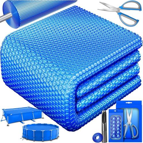 KESSER® Pool Zonnezeil, rond, diameter 305 cm, zonnefolie 12, Tuin en Terras, Tuinmeubel-accessoires, Nieuw, Verzenden
