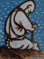 Giuseppe Migneco (1908-1997) - Vecchio con bastone, Antiek en Kunst