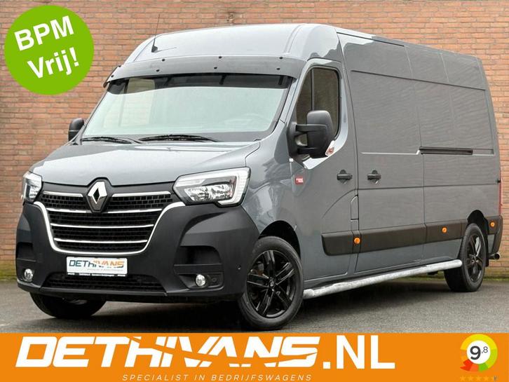 Renault Master 2.3dCi 180PK Aut. L3H2 / Camera / Euro6, Auto's, Bestelauto's, Onderhoudsboekje, Lease, Zwart, Automaat, Financial lease