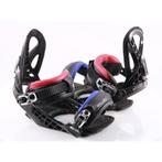 M L snowboard bindingen ELAN ACCELERATOR, BLACK/red/purple, Verzenden, Gebruikt