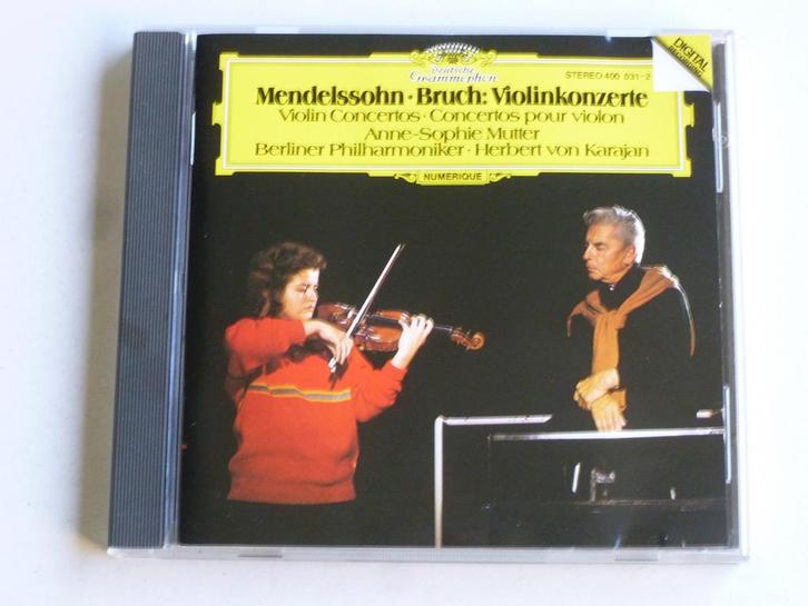 Mendelssohn - Bruch Violinkonzerte / Herbert von Karajan, /a, Cd's en Dvd's, Cd's | Klassiek, Zo goed als nieuw, Verzenden
