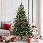 vidaXL Kunstkerstboom Groen 180 cm PVC en Metaal en Plastic, Diversen, Kerst, Verzenden, Nieuw