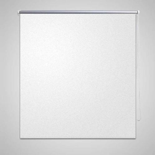 vidaXL Rolgordijn verduisterend 140 x 230 cm wit, Huis en Inrichting, Stoffering | Gordijnen en Lamellen, Wit, Nieuw, Verzenden
