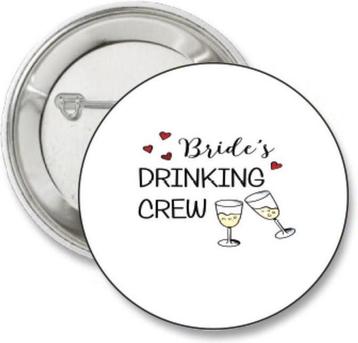 10X Button Brides Drinking Crew