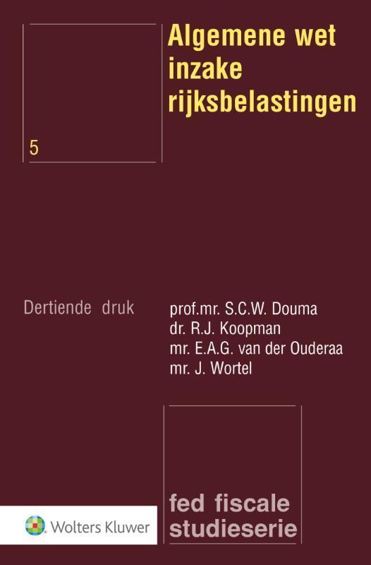 Algemene wet inzake rijksbelastingen 9789013152586, Boeken, Economie, Management en Marketing, Zo goed als nieuw, Verzenden