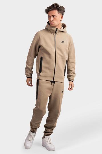 Nike Tech Fleece Trainingspak Heren Beige