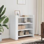 vidaXL Dressoir 73,5x35x75 cm bewerkt hout wit, Huis en Inrichting, Kasten | Dressoirs, Verzenden, Nieuw, 50 tot 100 cm, 25 tot 50 cm