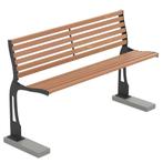 Zelfstaande Gevelbank - 170cm, Tuin en Terras, Tuinsets en Loungesets, Ophalen of Verzenden, Nieuw
