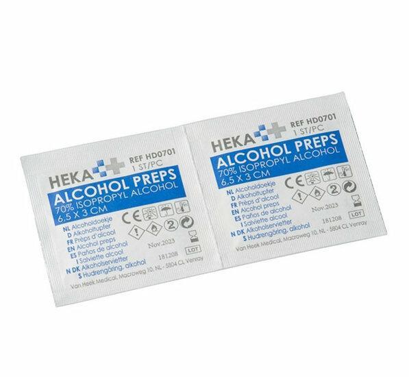 Alcoholdoekjes (100 stuks), Diversen, Verpleegmiddelen, Verzenden