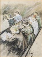 Jean Jules Henry Geoffroy (1853-1924) GÉO, Jean GEOFFROY - à, Antiek en Kunst, Kunst | Schilderijen | Klassiek