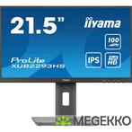 Iiyama ProLite XUB2293HS-B6 22  Full HD 100Hz IPS Monitor, Computers en Software, Monitoren, Verzenden, Nieuw, Iiyama