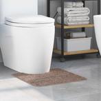 vidaXL Antislip Badmat met Toilet Cut Bruin 50 x 50 cm PP, Verzenden, Nieuw, Bruin