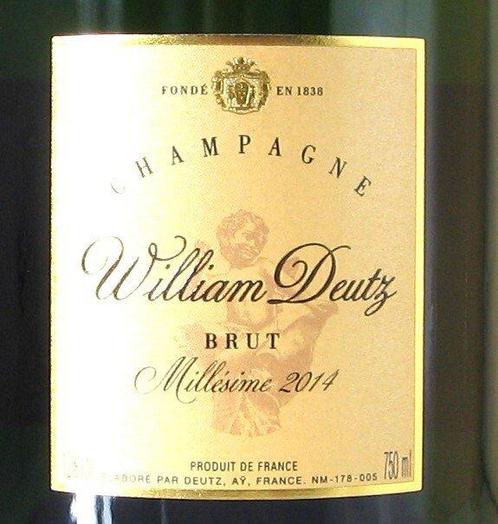 2014 Deutz, Deutz, Cuvée William Deutz - Champagne - 1 Fles, Verzamelen, Wijnen
