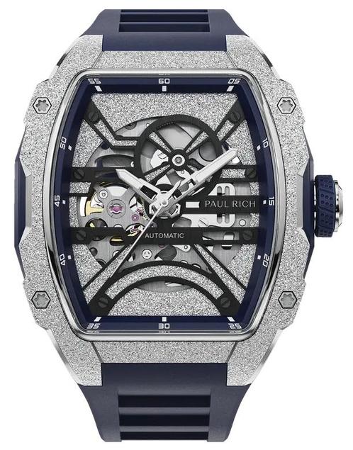 Paul Rich Astro Skeleton Lunar Silver FAS21 automatisch, Sieraden, Tassen en Uiterlijk, Horloges | Heren, Kunststof, Nieuw, Staal