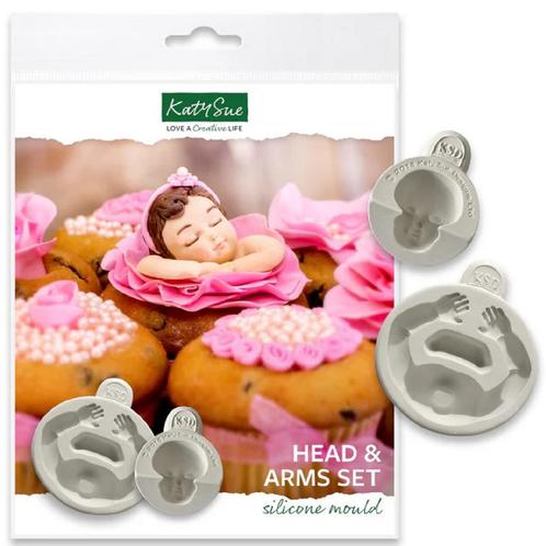 Katy Sue Mold Hoofd en Armen**, Hobby en Vrije tijd, Taarten en Cupcakes maken, Nieuw, Verzenden