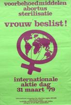 poster vrouwenrechten - baas over eigen lijf (lijst optie), Verzenden, Nieuw, Overige onderwerpen, Met lijst