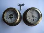 Observer - Weerstation (2) - Messing, Koper, Glas - klok, Antiek en Kunst