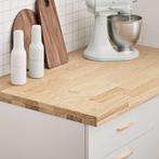 vidaXL Keuken werkblad rechthoekig 100x63,5x4 cm massief, Huis en Inrichting, Tafels | Eettafels, Verzenden, Nieuw