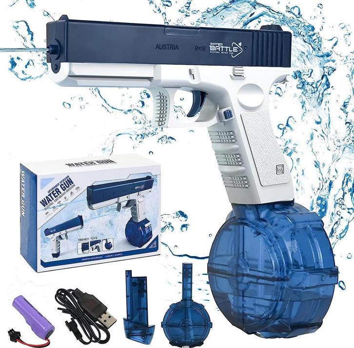Elektrisch Waterpistool - Automatisch - 495ml - 10m Bereik, Hobby en Vrije tijd, Knutselen, Nieuw, Verzenden