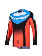 Alpinestars Techstar Knif MX Jersey – Oranje / Zwart / Blauw, Motoren, Verzenden, Nieuw met kaartje
