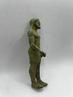 sculptuur, Figura maschile Kouros - 18 cm - Brons, Antiek en Kunst, Antiek | Keramiek en Aardewerk