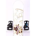 148 dames snowboard FIREFLY TWISTER, White/gold, CAMBER ( TO, Sport en Fitness, Snowboarden, Verzenden, Gebruikt