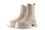 Nelson Chelsea boots in maat 40 Wit | 10% korting, Kleding | Dames, Schoenen, Verzenden, Wit, Overige typen, Zo goed als nieuw