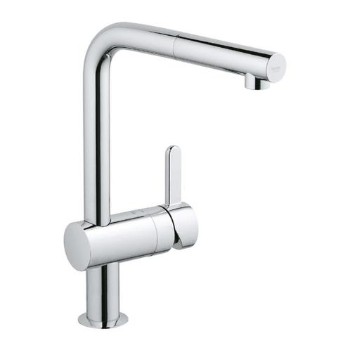 Keukenkraan Grohe Flair L-uitloop 1-Gats en Uittrekbare, Doe-het-zelf en Verbouw, Sanitair, Kraan, Nieuw, Chroom, Ophalen of Verzenden