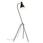Dyberg Larsen - Staande lamp - Miles - Black - Metaal, Antiek en Kunst, Antiek | Lampen