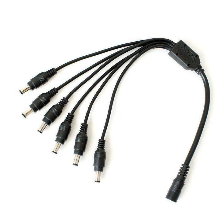 Adapter kabel splitter in 6 delen, Huis en Inrichting, Lampen | Overige, Nieuw, Verzenden
