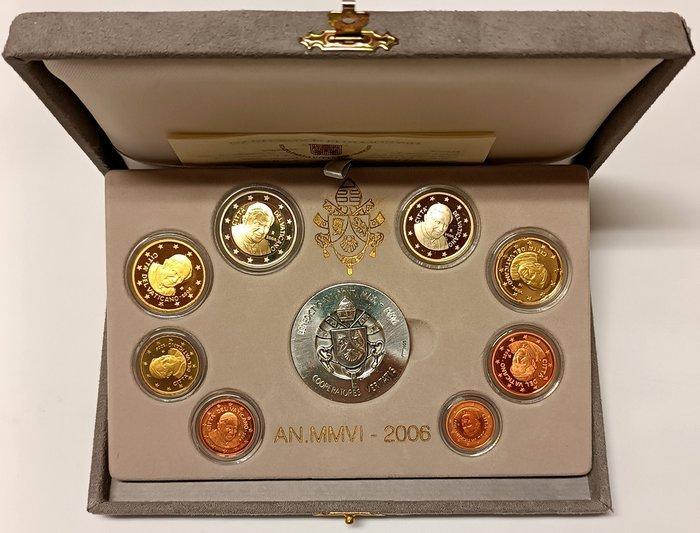 Vaticaan. Proof Set 2006 (incl. medaglia in argento) (Zonder, Postzegels en Munten, Munten | Europa | Euromunten