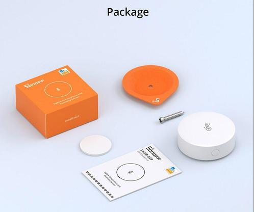 Sonoff draadloze temperatuursensor Zigbee Rond, Hobby en Vrije tijd, Elektronica-componenten, Verzenden