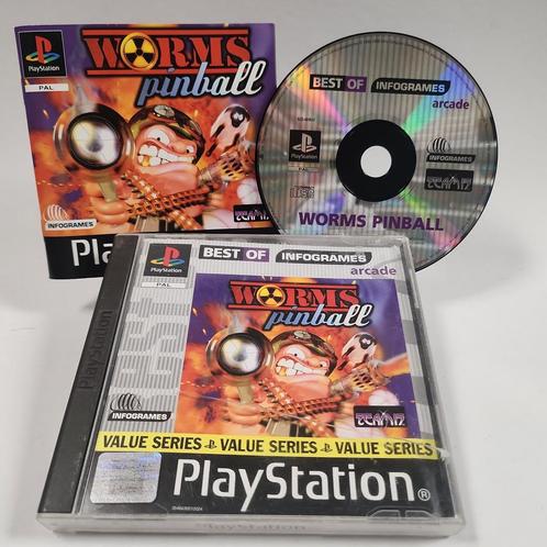 Worms Pinball Best of Playstation 1, Spelcomputers en Games, Games | Sony PlayStation 1, Ophalen of Verzenden