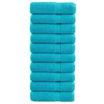 vidaXL Badhanddoeken SOLUND 10 st 600 g/m² 70x140 cm, Verzenden, Nieuw, Blauw