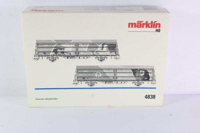 Märklin H0 - 4838 - Modeltrein goederenwagonset (1) -, Hobby en Vrije tijd, Modeltreinen | H0