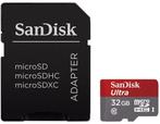 SanDisk Ultra Micro SDHC 32GB - UHS1 &amp; A1 - met adapter, Ophalen of Verzenden, Nieuw, Sandisk